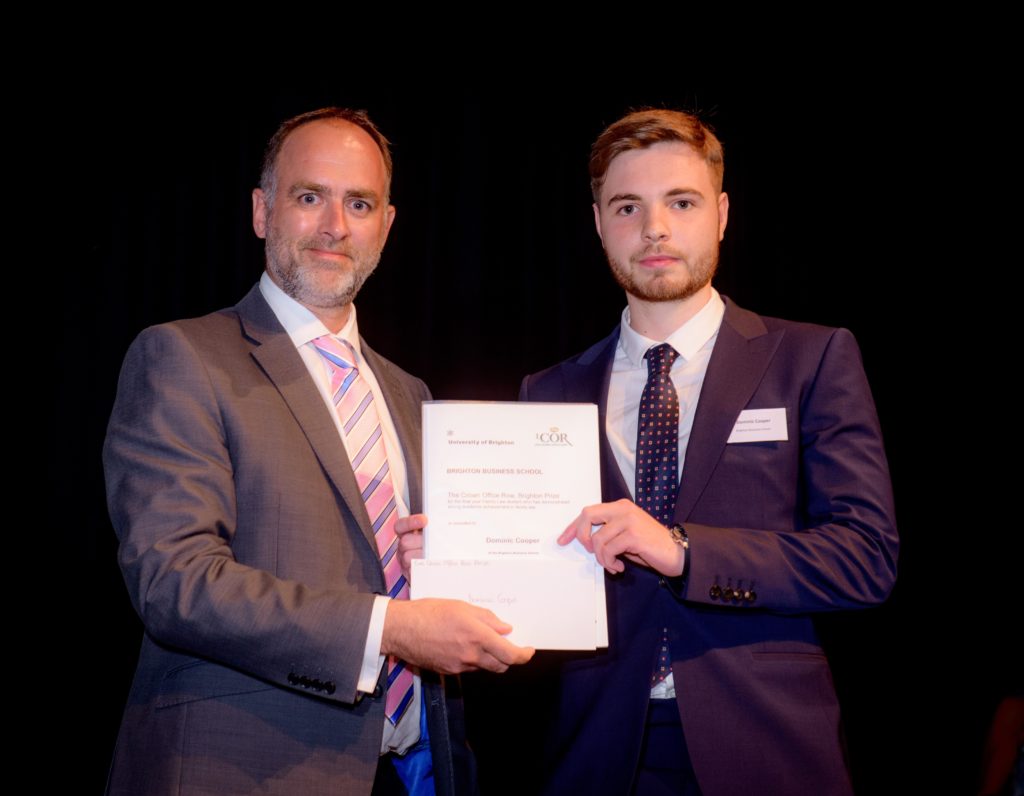 University of Brighton Business School prize giving 2018