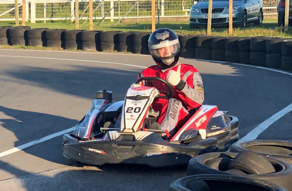 Surrey Law Society Go Karting David Bingham